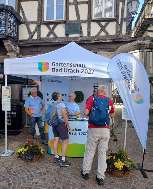 Small stand in Urach for the Gartenshau